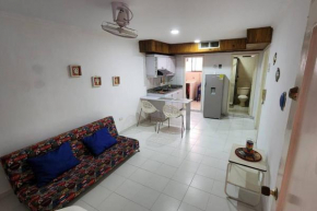Apartamento de una habitación a 15 mt de la playa (Cama Doble y Camarote)